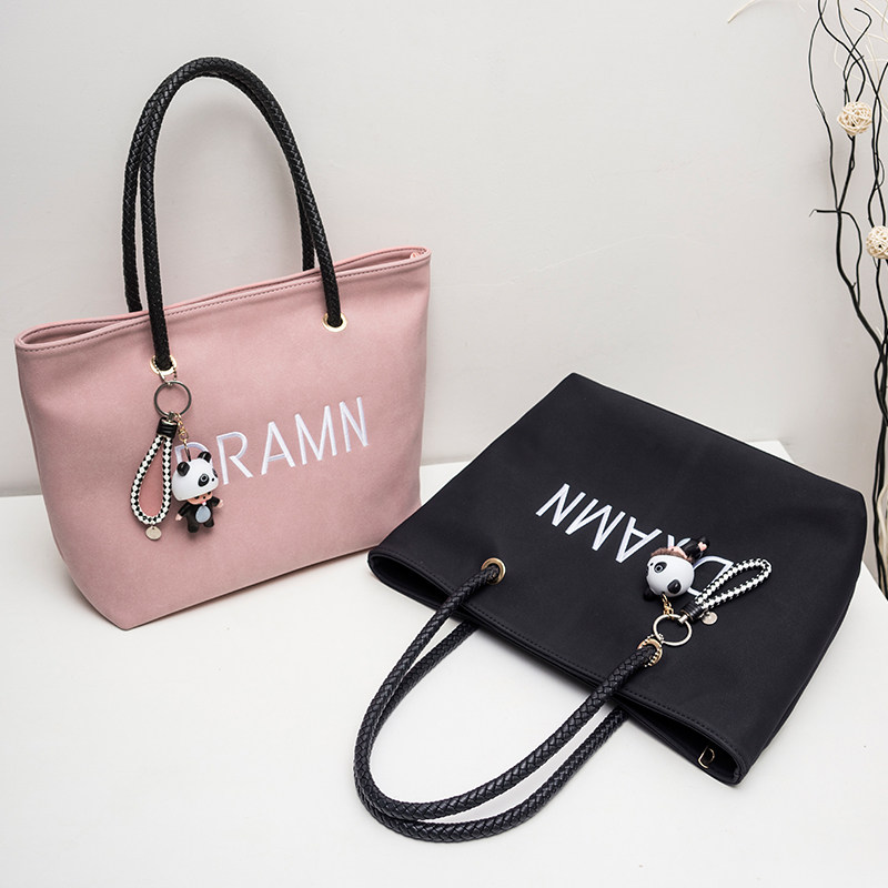 Big bag women 2020 New handbag The single shoulder bag Korean Edition fashion leisure time High-capacity Handbag Scrub Totesin the Leather/Lady bags/Men's bag, Ms. bags  category - from Buy2taobao.com to provide professional Taobao agent buy service