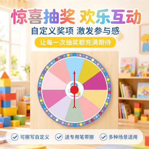 财富之手抽奖转盘挂墙娱乐教学