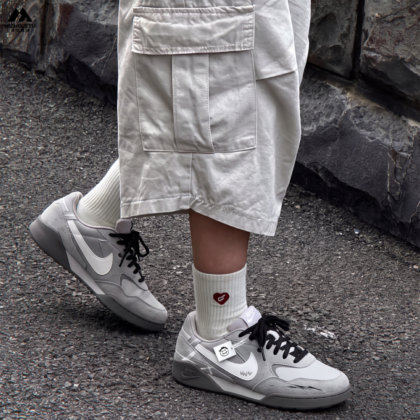 球鞋定制 Nike Terra Manta 落灰乐谱小众百搭情侣男子休闲鞋