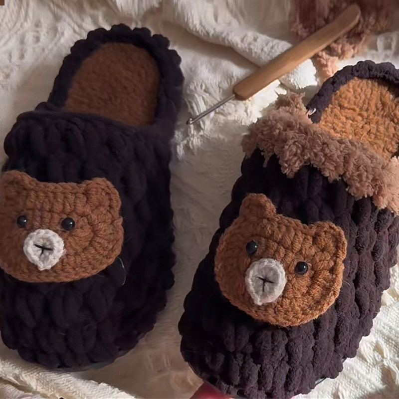 冰条线勾拖鞋材料包儿童小熊卡通厚底拖鞋手工diy拖鞋线和鞋底,服饰配件/皮带/帽子/围巾,毛线,淘宝优惠券,粉丝福利购,淘宝优惠卷