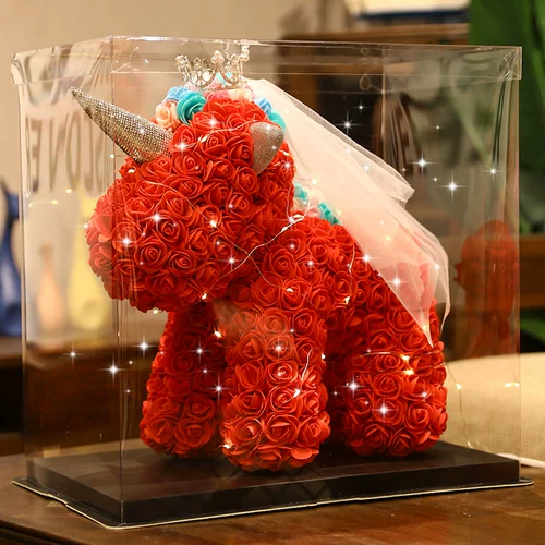 Eternal Life Flower Unicorn Gift Box Подарочная шката подруги подруги подруги