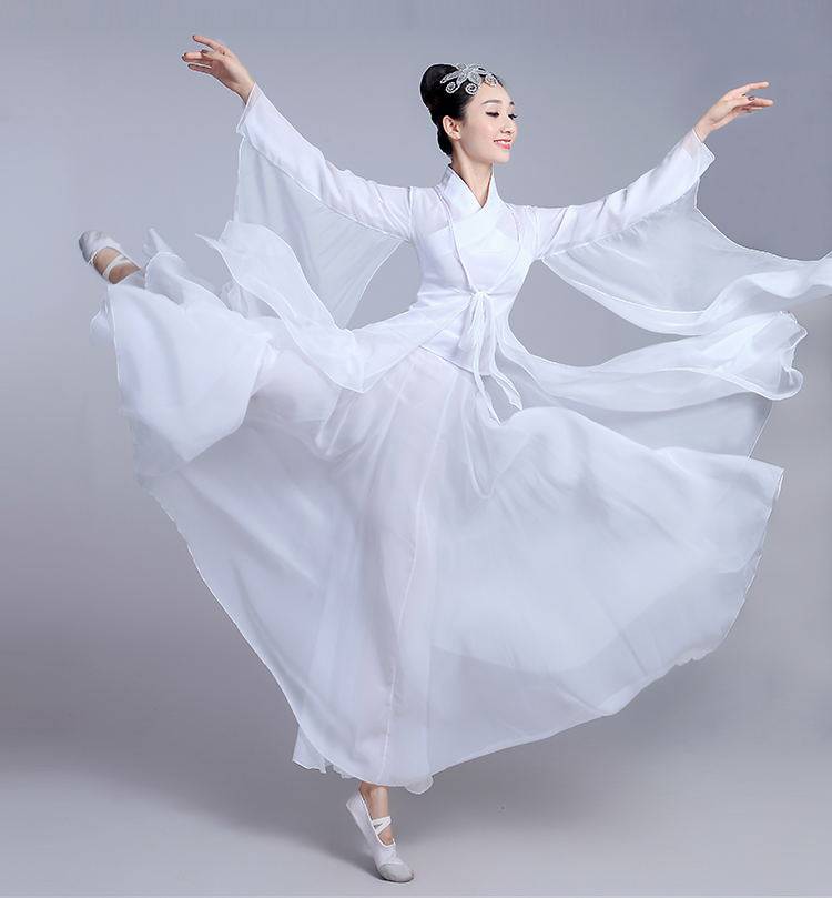 新款古典舞孙科凉凉仙女三生三世十里桃花舞蹈演出服汉服cosplay