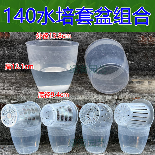 透明水培盆蝴蝶兰套盆半水培