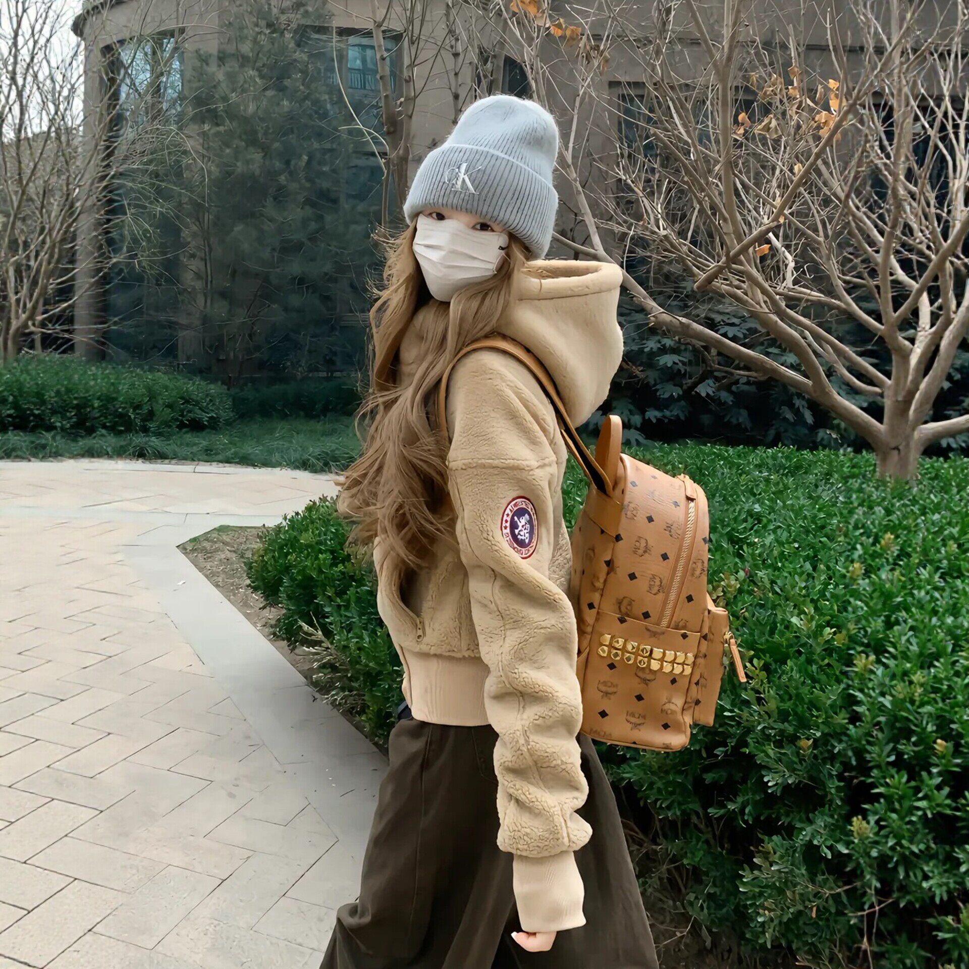 复古羊羔绒短款2026年冬季新款棉服女宽松慵懒感美式加厚上衣外套
