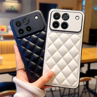 适用荣耀WIN RT手机壳菱格小香风皮纹简约商务个性创意保护套防摔潮