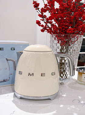 SMEG斯麦格KLF04电热水壶复古家用泡茶保温一体7档温度控温电水壶