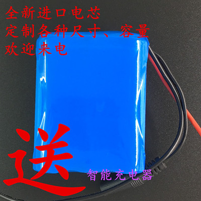电池组 全新进口电芯 7.2V 7.4V 8.4V可充电锂电池组 6600mah