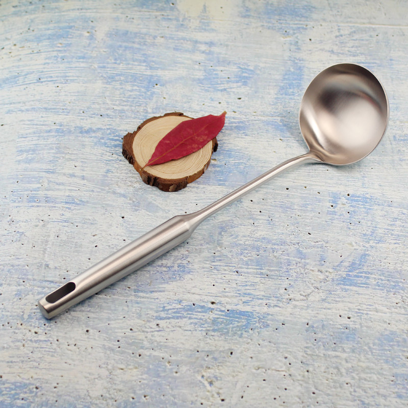 盛粥勺稀饭勺子汤瓢汤勺大号盛汤锅勺炒菜厨具不锈钢304长柄家用