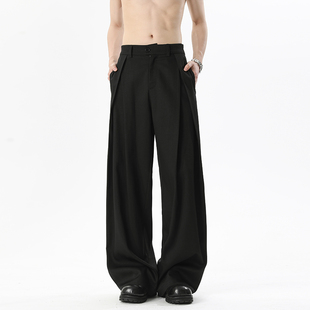 无影墙美式 打褶廓形西裤 2026 HK26013 新款 5XL 特P35 春季