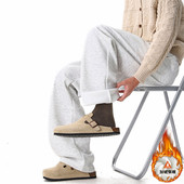 男直筒垂感保暖运动风长裤 K7783JR 加绒 简约加绒休闲裤 特价 P37