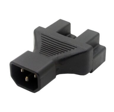 服务器PDU 转换插头UPS IEC320-C14转美标插座NEMA 5-15R 一分二