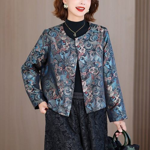2026秋冬新中式轻奢长袖外套女装