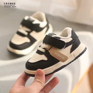 婴幼儿鞋 3岁小童板鞋 子软底女宝宝学步鞋 1一2 男童运动单鞋 春秋季