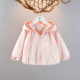 洋气女宝宝上衣公主外出服3小女孩春天风衣开衫 4岁女童外套春季