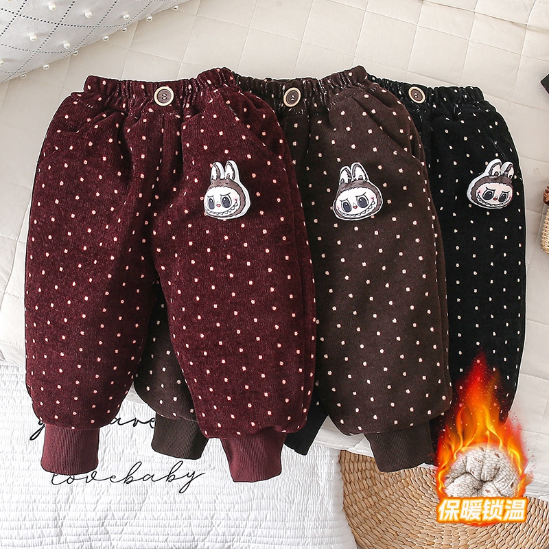 女童冬季一条过冬长裤棉裤休闲裤