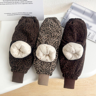 3小女孩三层夹棉裤 女童休闲裤 1过冬棉裤 外穿女宝宝加厚长裤 子 冬季