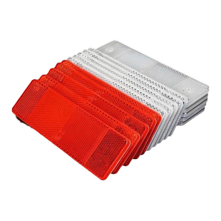 货车反光块厢式货车反射器塑料反光板汽车年审贴条警示标识车身贴