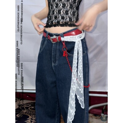 搭配好物！复古蕾丝细围巾柔软百搭飘带围脖裤子挂饰CLOTHESVOICE