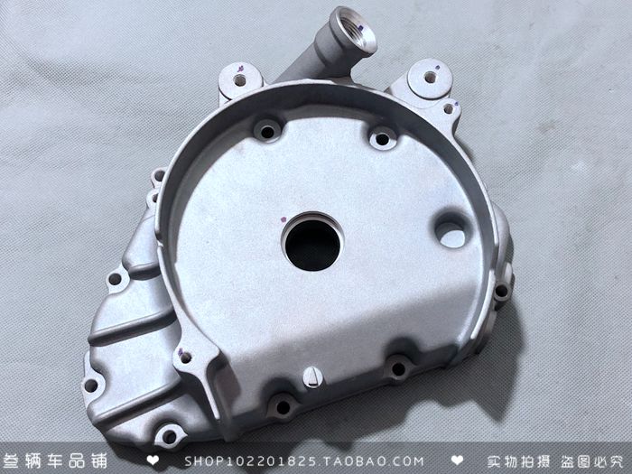 适用丽彩QS125T-2韵彩100T/A磁电机边盖曲轴箱右盖线圈加油箱体