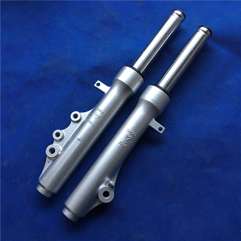 适用轻骑铃木锋彩QS125T-3/3A碟刹前减震 QS150T-3避震器前叉总成