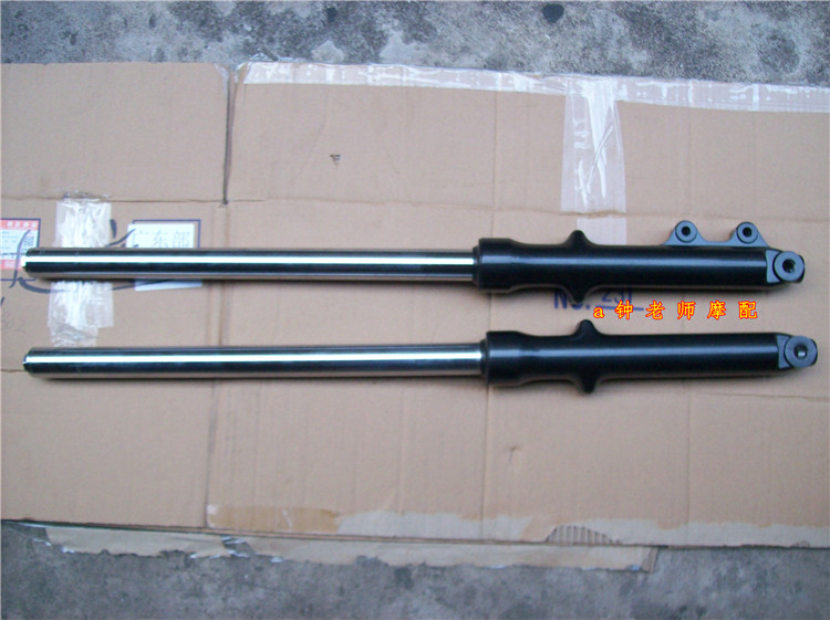 适用锐EN125-3F爽 EN125-3E EN150-A前减震避震前叉碟刹款黑色