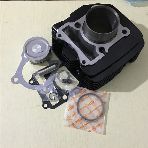 适用铃木战獒150 悦胜QM150-3K 雷豹王QM150GY-C气缸体套缸活塞环