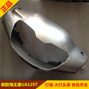 适用铃木新款海王星UA125T-A 灯箱导流罩头罩大灯罩颜色齐全正品