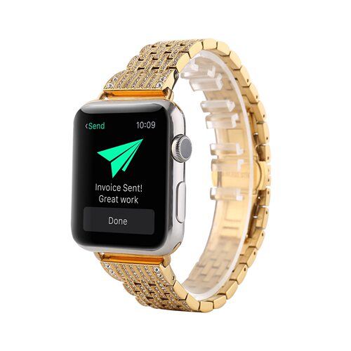 适用苹果手表iwatch8七珠满钻表