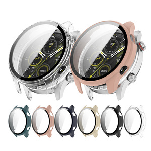 适用荣耀手表5Pro壳膜一体保护壳Honor Watch5Pro钢化膜全包表壳