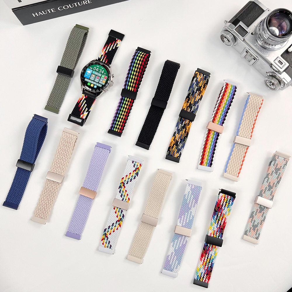 20mm22mm适用华为GT446MM编织磁