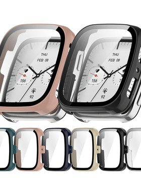 适用华米Amazfit Active2 Squre壳膜一体保护壳钢化膜PC全包一体