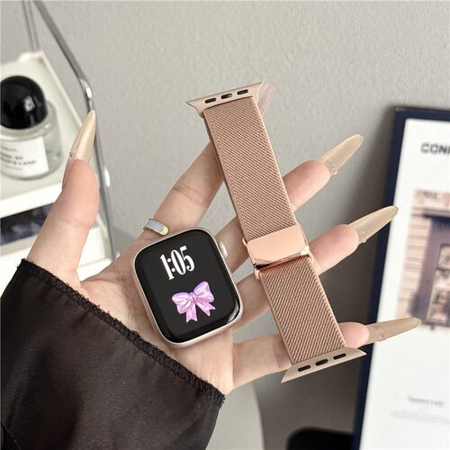 适用苹果applewatchS11尼龙织带