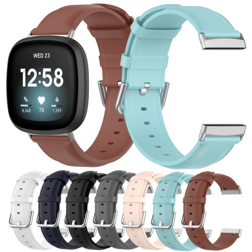 适用Fitbitversa3/Sense2圆尾皮