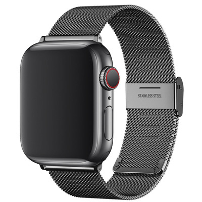适用苹果iwatchS9米兰尼斯卡扣表