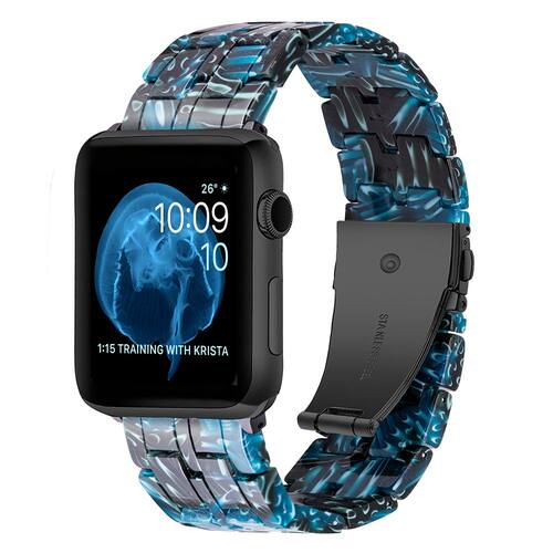 适用苹果iWatch7三珠树脂表带App