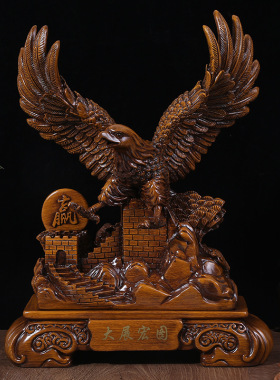 大展宏图老鹰摆件招财客厅电视柜