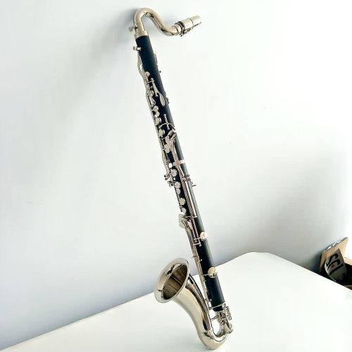 胶木低音单簧管bass clarinet low E 镀镍专业演奏乐团