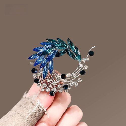 丨一折专区丨品牌撤柜丨国风复古凤尾胸针女时尚优雅高级胸花别针