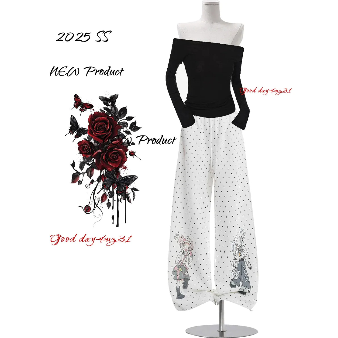 大码美式复古卡通印花波点阔腿裤女秋冬季新款街头小众垂感休闲裤,女装/女士精品,大码裤装,淘宝优惠券,粉丝福利购,淘宝优惠卷