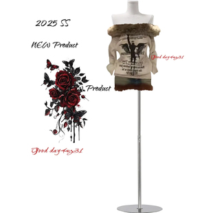 女2025新款 复古毛绒拼接牛仔半身裙裤 街头设计感辣妹短裙 美式 大码