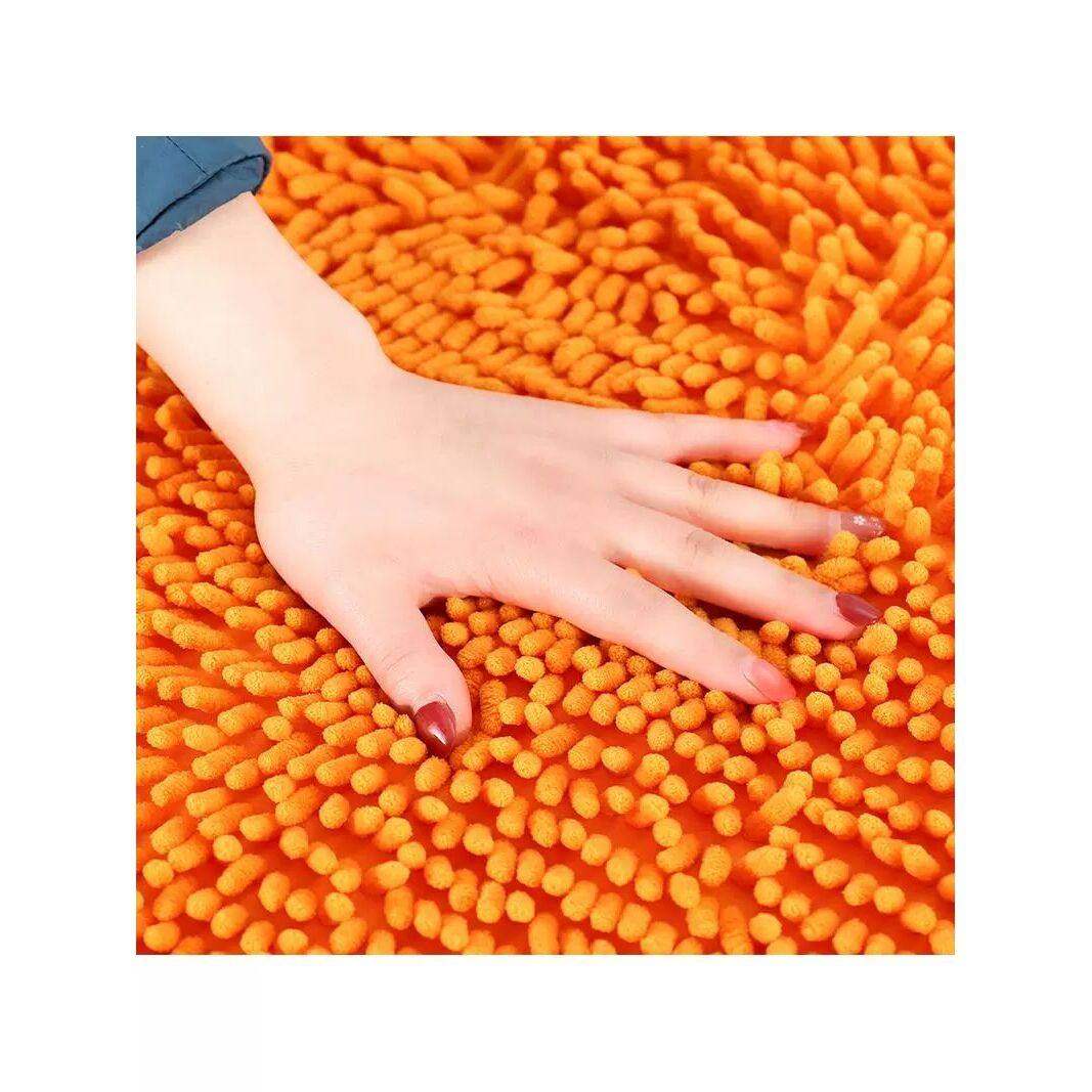 雪尼尔地毯入户门口吸水门垫浴室防滑脚垫家用卫生间脚垫地垫