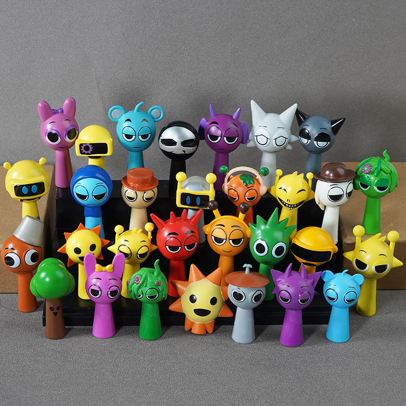 节奏盒子手办sprunku游戏摆件