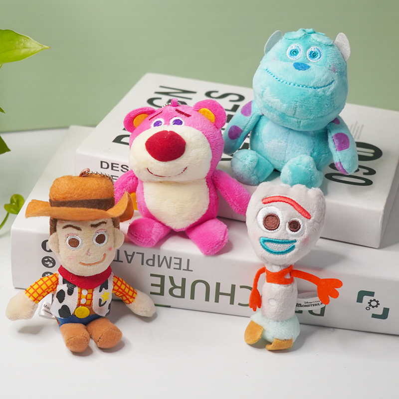 卡通三眼怪巴斯光年毛怪叉子公仔