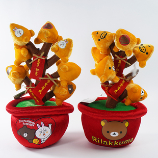 新年新春五代同堂摆件挥春卡通可爱刺绣铃铛春节挂饰装饰