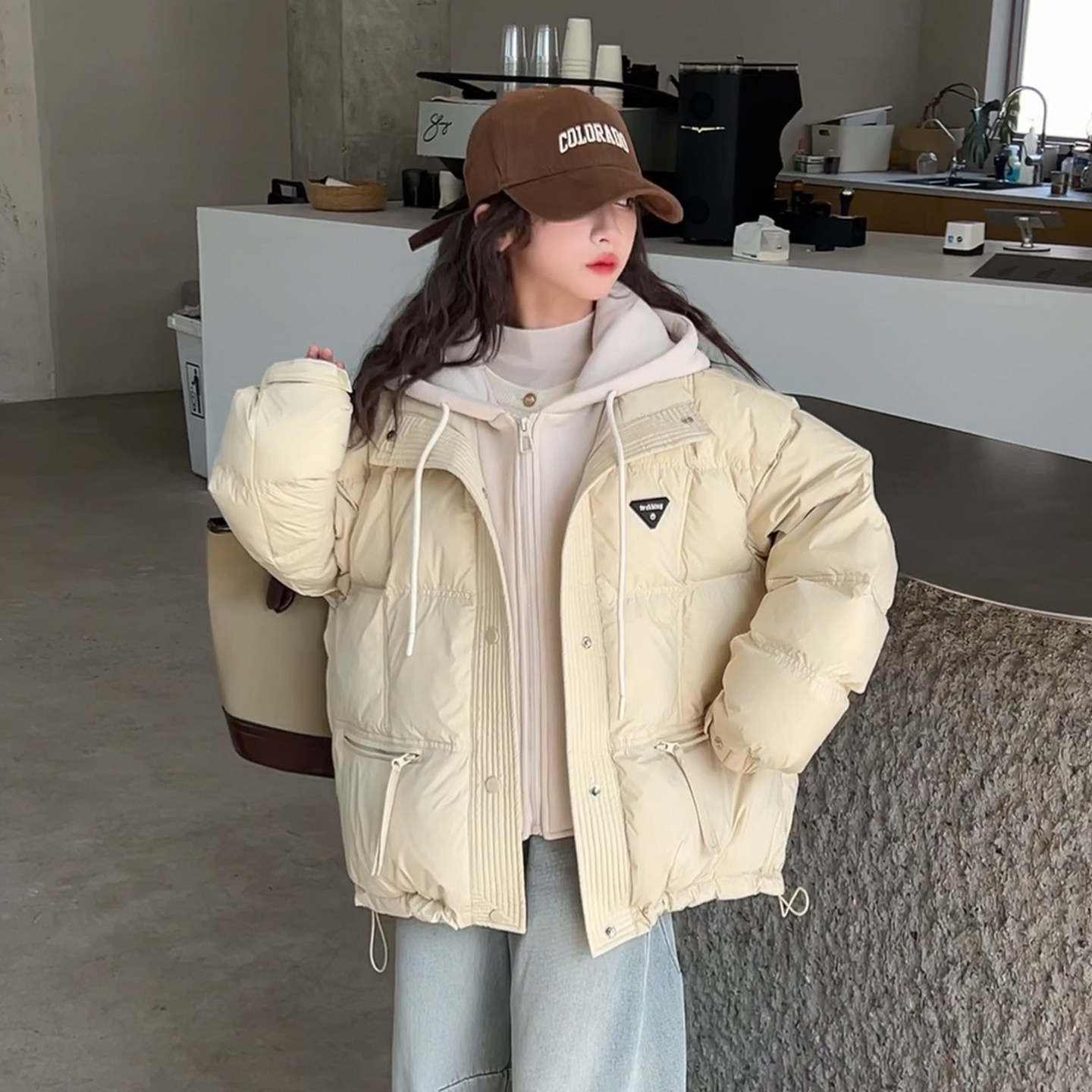 女童外套棉服女孩冬季2025新款原创设计假两件棉衣中大童加厚棉袄,童装/婴儿装/亲子装,棉袄/棉服,淘宝优惠券,粉丝福利购,淘宝优惠卷