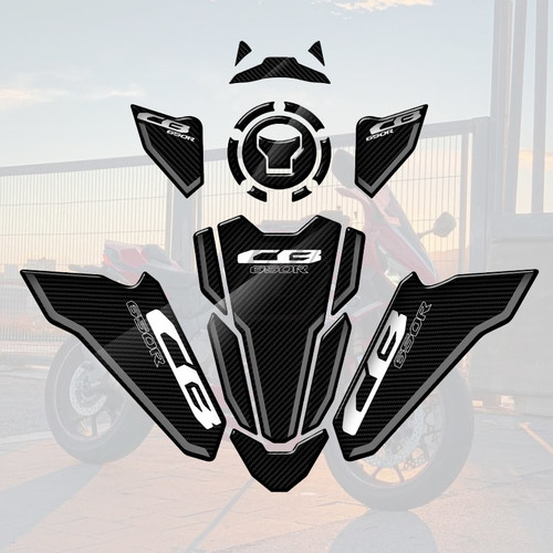 本田CB650R碳纤维纹全套贴纸油箱