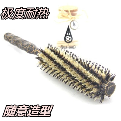 天天向上裂纹美发造型猪鬃包邮