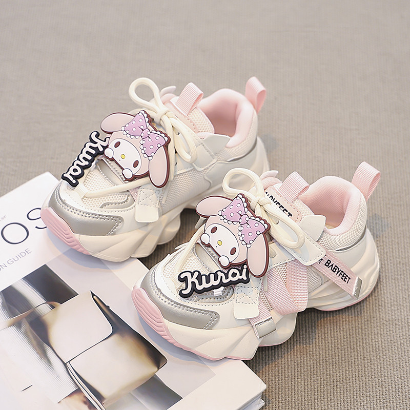 ABC defier女童鞋美乐蒂公主运动鞋2025秋夏新款透气库洛米老爹鞋,童鞋/婴儿鞋/亲子鞋,运动鞋,淘宝优惠券,粉丝福利购,淘宝优惠卷