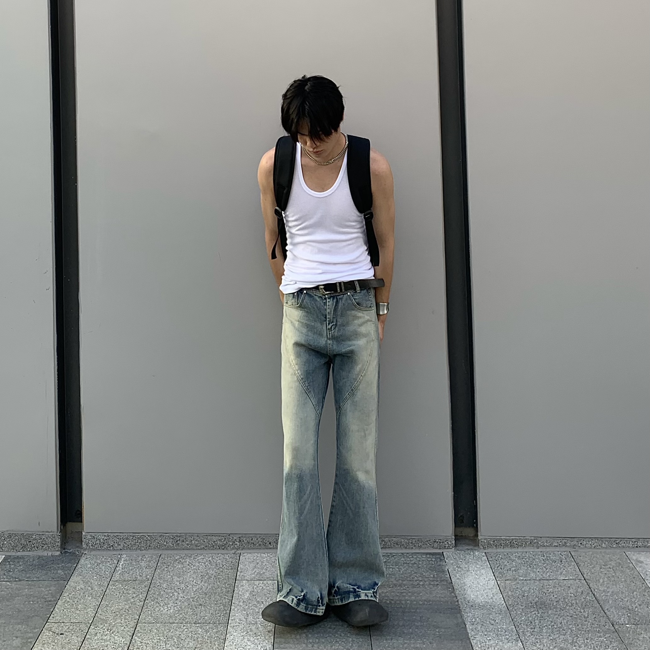 BEANCURD拉链长裤四季通用