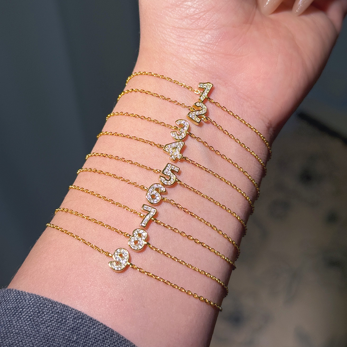 法国转运小红绳手链幸运数字